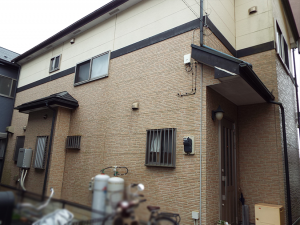 埼玉県入間市　外壁塗装の施工事例　施工前写真